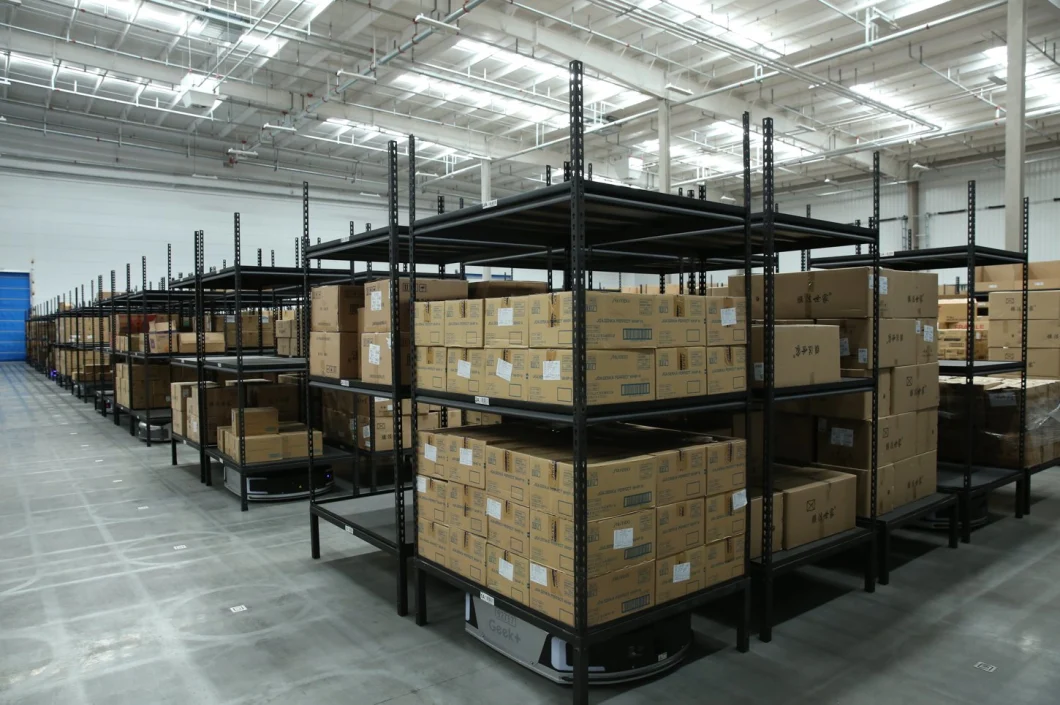 Q235 Steel Industrial Warehouse Storage Light Duty Metal Shelf Agv Shelf