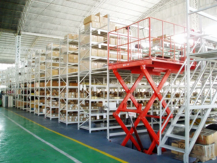 2 Tier Cold Warehouse Mezzanine Bulk Storage Shelving