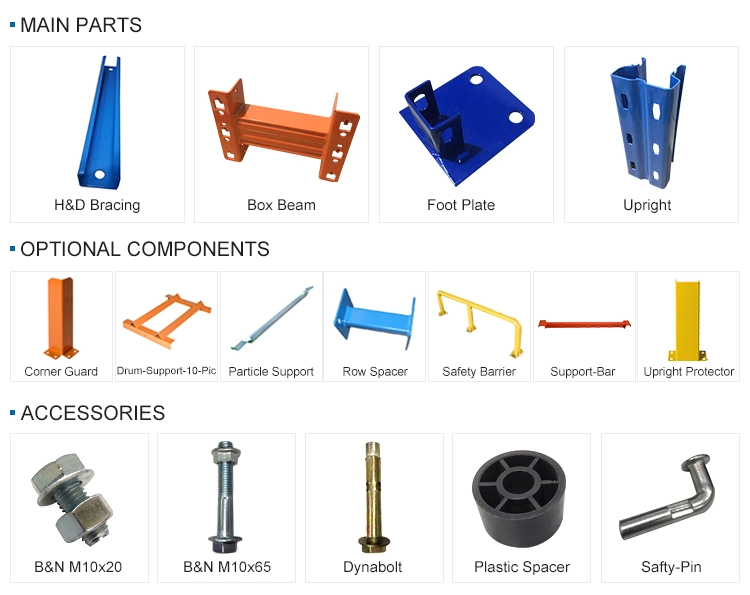 Certified Warehouse Storage Pallet Rack Storage Solution Factory Sale Textile Tyre