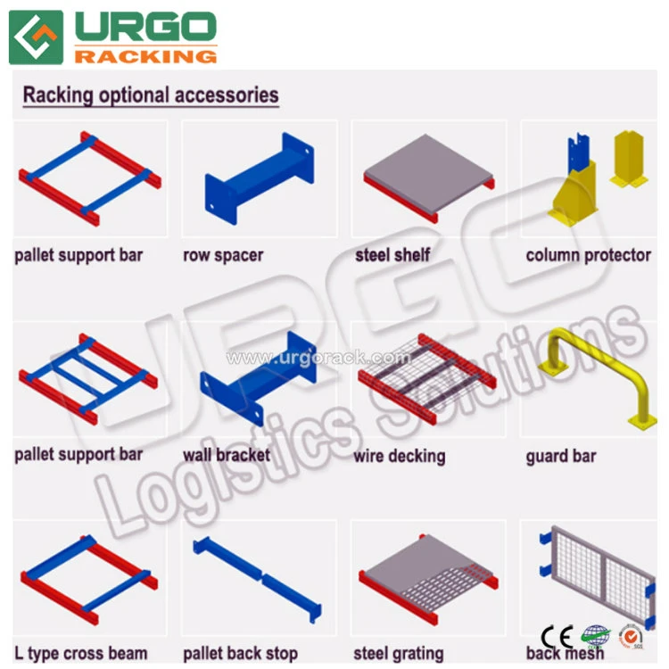 Warehouse Gravity Pallet Rack Double Deep Pallet Racking Pallet Stacking Rack