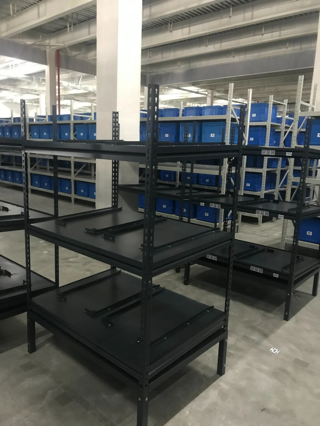 Intelligent Unmanned Iron Q235 Steel Agv Shelf