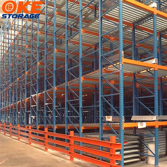China Rollers Gravity Pallet Rack