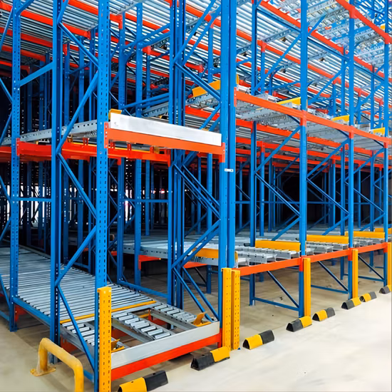 China Rollers Gravity Pallet Rack